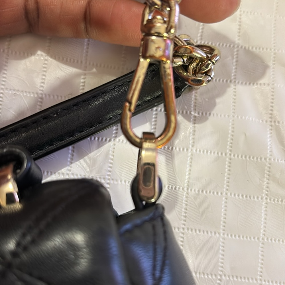 Kate Spade Natalia Square Crossbody-black and gold - Picture 3 of 7